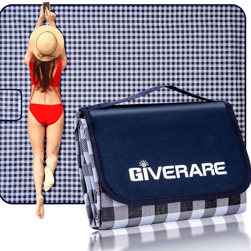 Picnic Beach Blanket Extra Large, XL Sandproof Waterproof Outdoor Camping Blanke